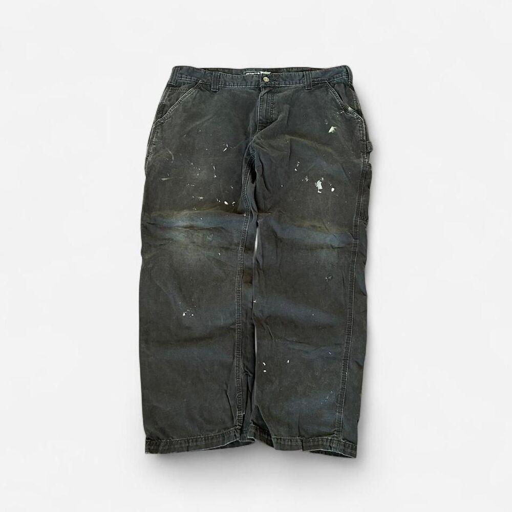 Carhartt Baggy Faded and Distressed Workwear Carpenter Pants